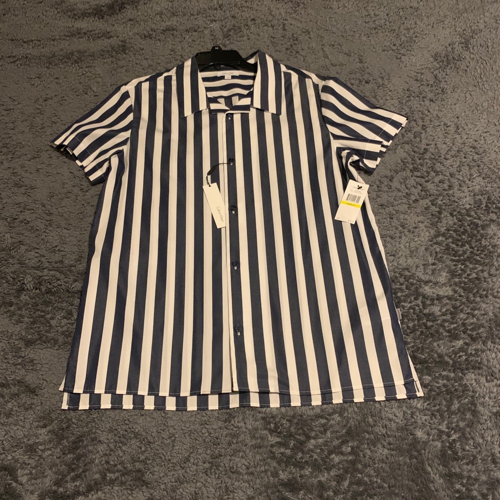 Button Down Stripe Shirt